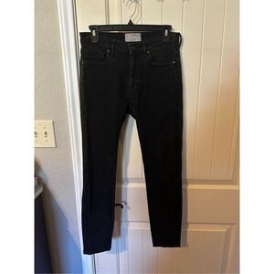 Everlane Black High Rise Women’s Ankle Jeans RN# 139393 Size 27